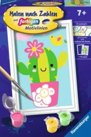 Ravensburger Malen nach Zahlen Kleiner Kaktus
