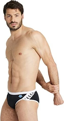 Arena Icons Badehose schwarz/weiß (Herren)