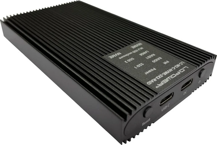 LC-Power LC-M2-C-NVME-2X2-RAID, USB-C 3.2