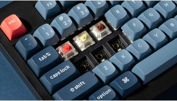 Keychron V5 Max, Carbon Black, 96%, LEDs RGB, hot-swap, Gateron Jupiter RED, USB/Bluetooth, US