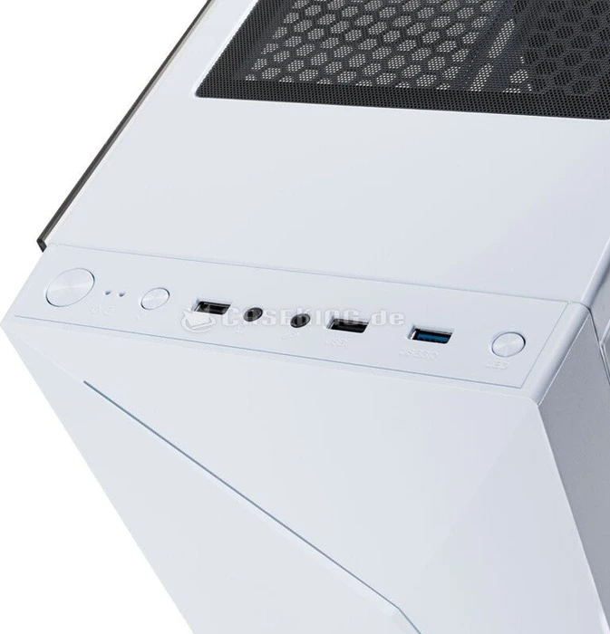 Antec NX300, weiß, Glasfenster