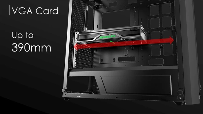 Raijintek Ponos MS, Glasfenster