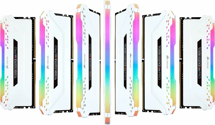 Corsair Vengeance RGB PRO weiß UDIMM 256GB Kit, DDR4-3200, CL16-20-20-38