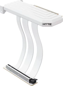 Hyte Hyper Riser Kabel, gewinkelt, PCIe 5.0, 200mm, weiß