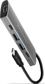 Axagon Speedster 5H, USB-Hub, Videoadapter, USB-C 3.1 [Stecker] (HMC-5G2)