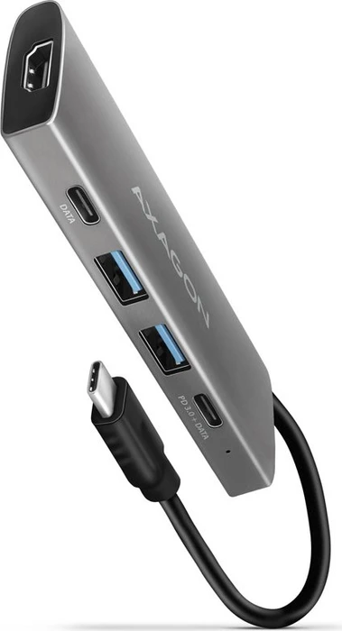 Axagon Speedster 5H, USB-Hub, Videoadapter, USB-C 3.1 [Stecker]