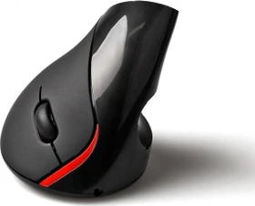 ExertisConnect Ergonomische Vertikale Maus, Rechtshänder, kabellos, schwarz, USB (225125)