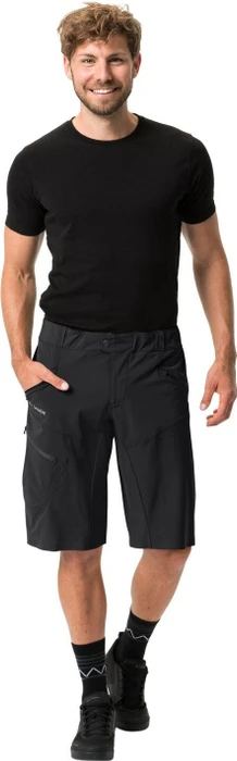 Vaude Virt Shorts Fahrradhose kurz black uni (Herren)