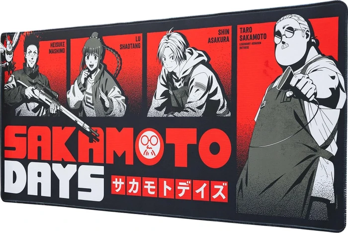 Grupo Erik Editores Sakamoto Days XL Mousepad, 800x350mm, mehrfarbig