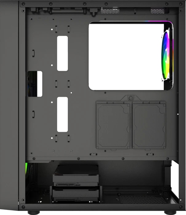 Gembird Fornax 4300 Black, Glasfenster