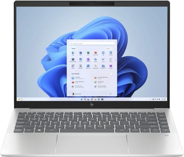 HP Pavilion Plus 14-ey0155ng, Natural Silver, Ryzen 5 7540U, 16GB RAM, 512GB SSD, DE
