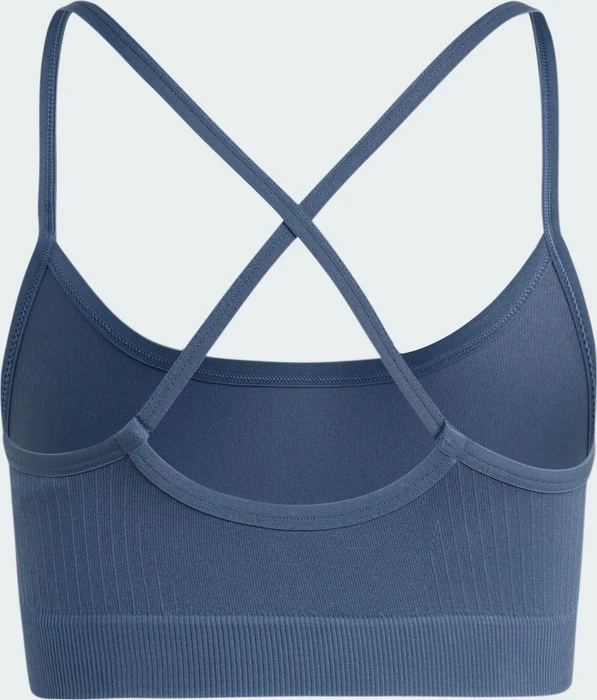 adidas Workout Essentials Knit Light Support Sport-BH preloved ink (Damen)