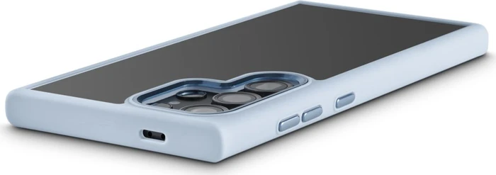 Hama Handyhülle Cam Protect für Samsung Galaxy S24 Ultra transparent\/blau