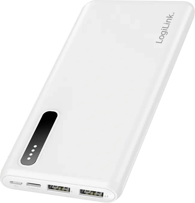 LogiLink Powerbank 8000mAh 2x USB-A weiß
