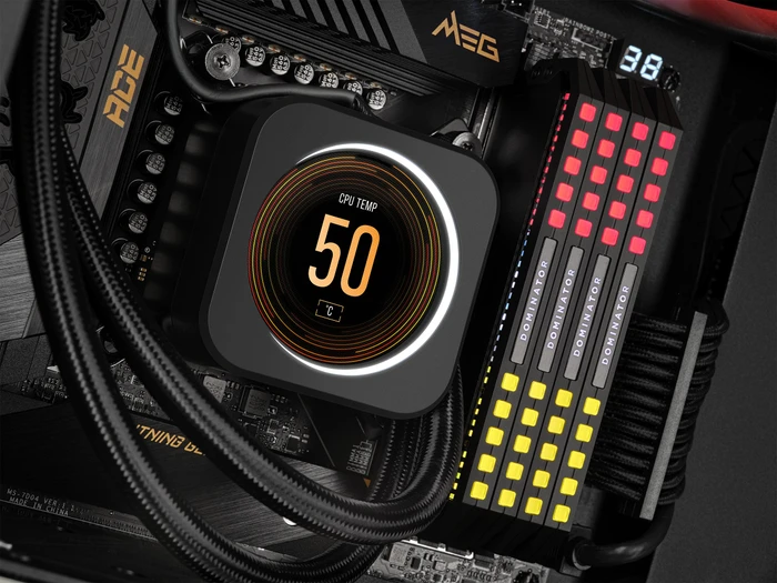 Corsair iCUE Elite LCD CPU-Kühler LCD-Display Upgrade-Kit, schwarz