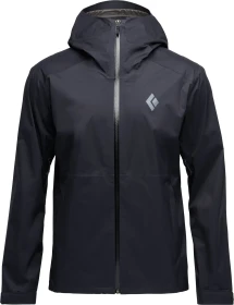Black Diamond FineLine Stretch Rain Shell Funktionsjacke schwarz (Herren)