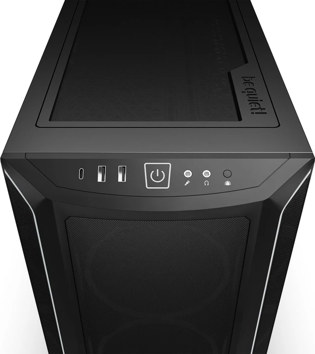 be quiet! Shadow Base 800 FX Black, Glasfenster, schallgedämmt