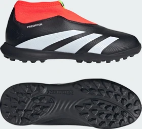 adidas Predator 24 League Laceless TF core black/cloud white/solar red (Junior)
