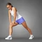 adidas Pacer All Gym Seasonal Rib High-Rise Tonal 3-Streifen Shorts semi cobalt blue (Damen) Vorschaubild
