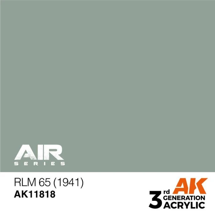 AK-Interactive 3rd Gen Acrylic Colors Air Series RLM 65 1941, 17ml