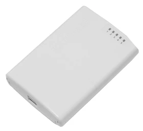 MikroTik RouterBOARD PowerBox Outdoor Polemount Router, 5x RJ-45, 1x SFP, PoE (RB750P-PBr2)