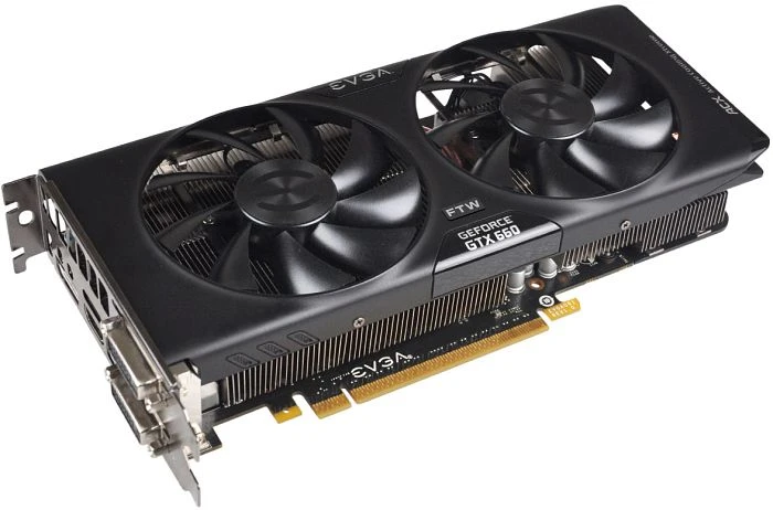 EVGA GeForce GTX 660 FTW ACX Cooler, 2GB GDDR5, 2x DVI, HDMI, DP