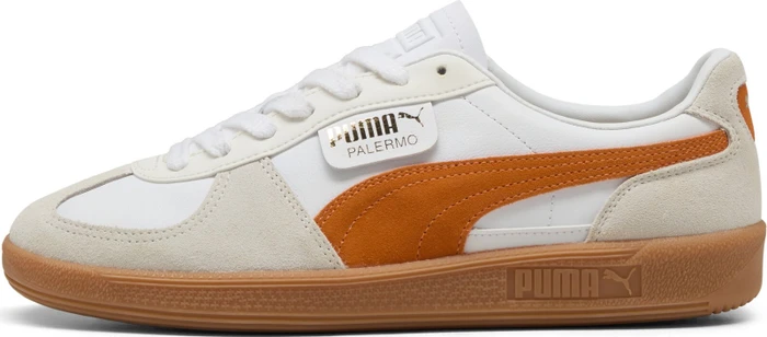 Puma Palermo Leather puma white/warm white/orange glo