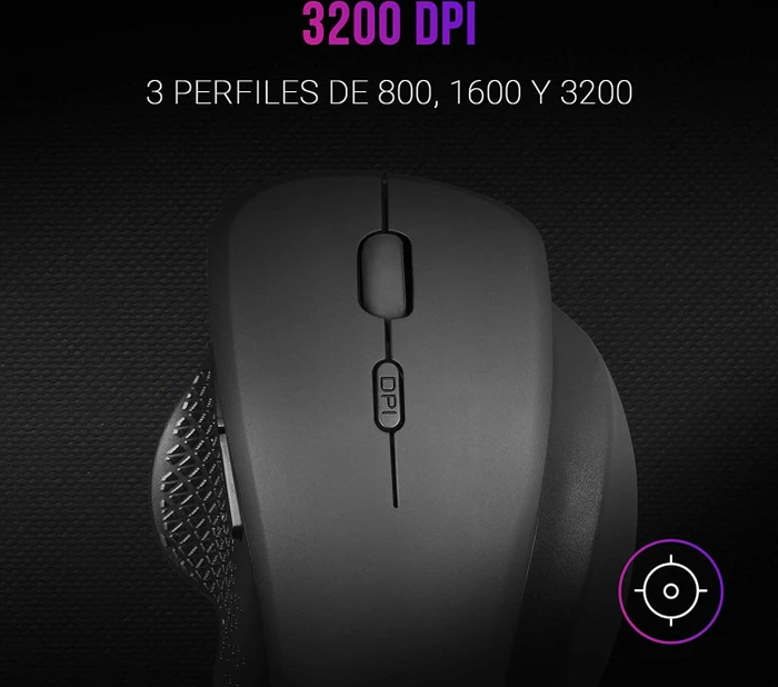 Mars Gaming MMWERGO Wireless, schwarz, USB