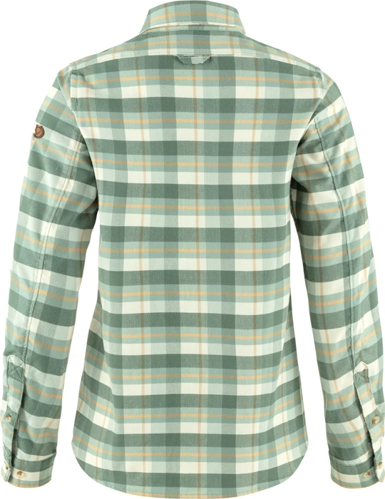 Fjällräven Singi Fjäll Hemd langarm patina green/chalk white (Damen)