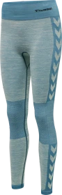 hummel CLEA Seamless Tight Hose lang blue coral/marshmallow (Damen)