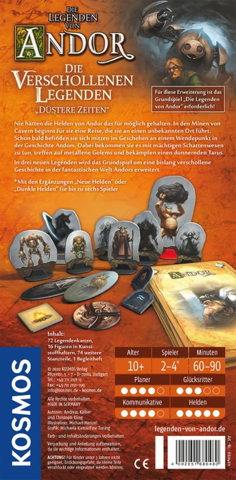 Die Legenden von Andor - Die verschollenen Legenden Düstere Zeiten (Erweiterung)