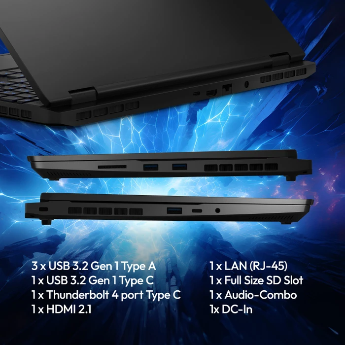 Medion Erazer Major 15 X1, Core i9-14900HX, 16GB RAM, 1TB SSD, GeForce RTX 4070, DE