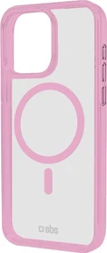 SBS Mobile Mag Frame Case für Apple iPhone 16 Pro rosa