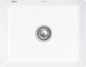 Villeroy & Boch Subway 60 SU Unterbau Becken mittig mit Ablauffernbedienung stone white