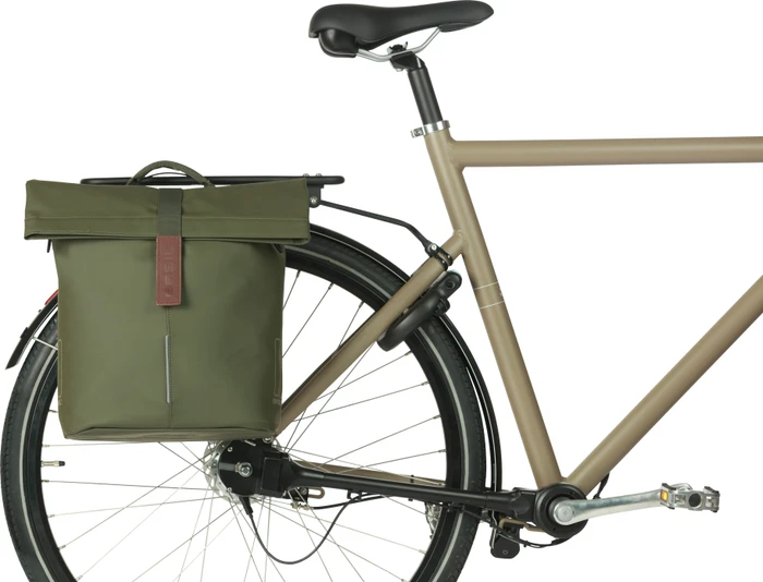 Basil City Shopper MIK Studs Gepäcktasche moss green