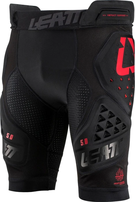 Leatt Impact 3DF 5.0 Hose kurz Protektor schwarz