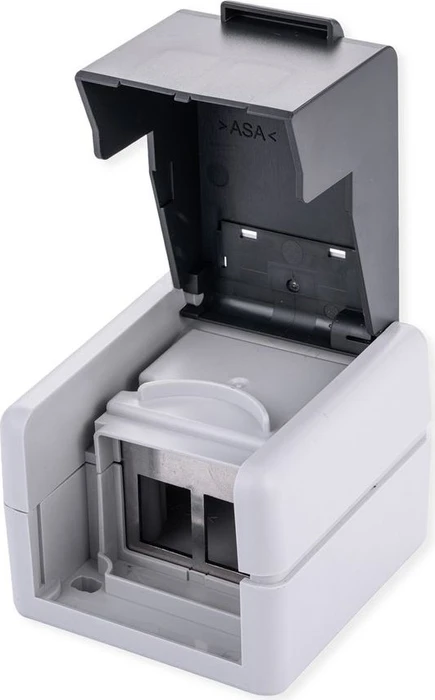 Roline / Secomp Value Outdoor Wandgehäuse für Keystone Module, grau, 2-Port