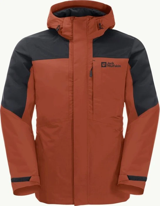 Jack Wolfskin Romberg 3in1 Funktionsjacke carmine (Herren)