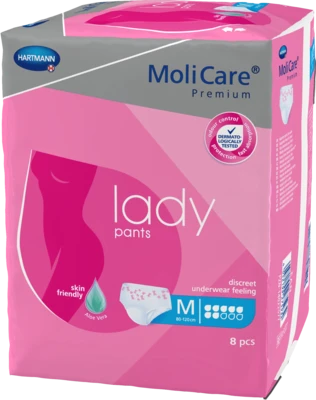 Hartmann MoliCare Premium Lady Pants 7 Tropfen Schutzhose Größe M, 8 Stück