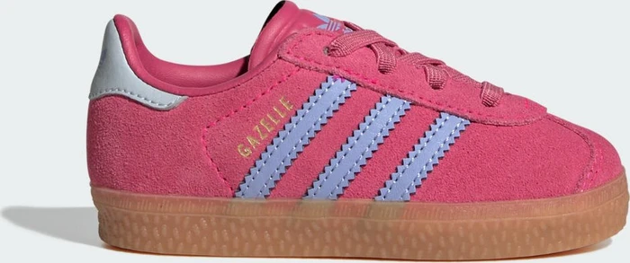 adidas Gazelle Comfort Closure Elastic Laces shock pink/blue spark/halo blue (Junior)