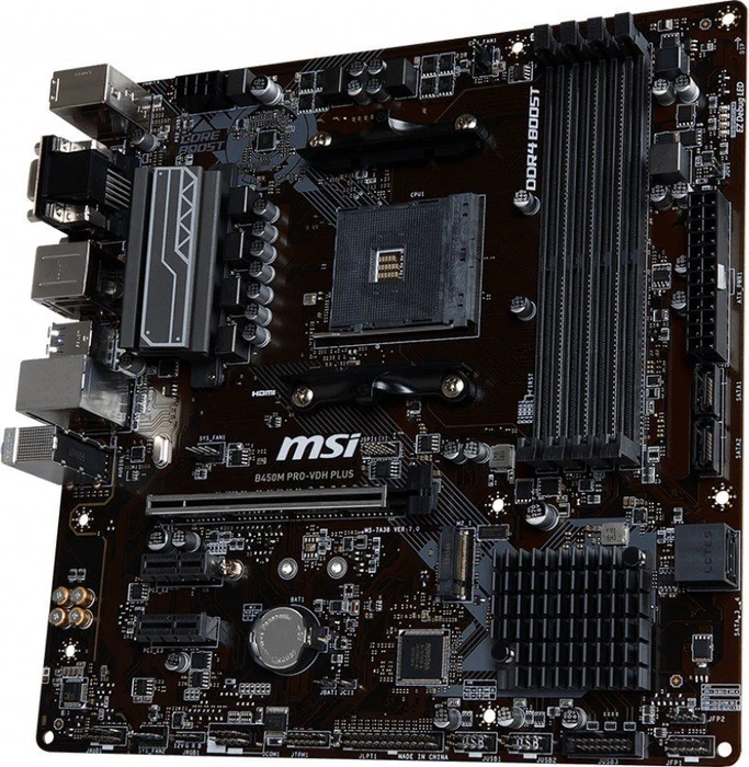 MSI B450M Pro-VDH Plus (AMD AM4)