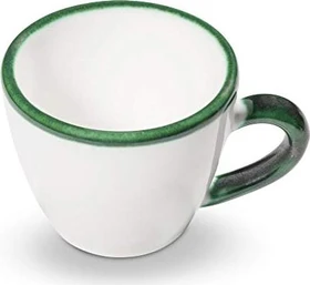Gmundner Keramik Grüner Rand Espressotasse Gourmet 60ml