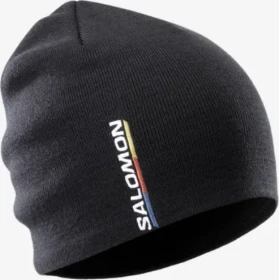Salomon Graphic Beanie deep black