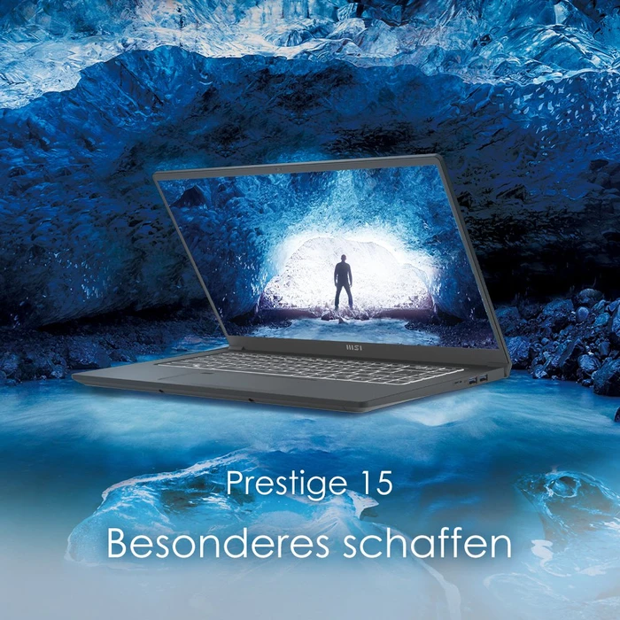 MSI Prestige 15 A12UC-099, Carbon Gray, Core i5-1240P, 16GB RAM, 512GB SSD, GeForce RTX 3050, DE