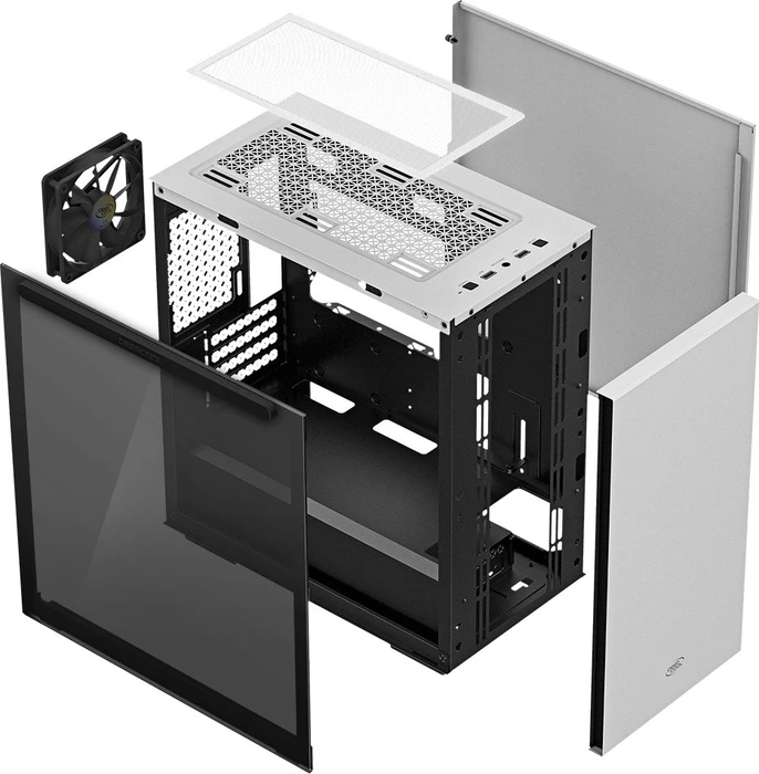 DeepCool Gamer Storm Macube 110 WH, weiß, Glasfenster