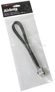 BitFenix Alchemy interne USB-Verlängerung, 0.3m, sleeved schwarz
