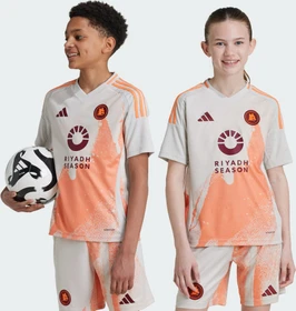 adidas AS Rom 2024/2025 Auswärtstrikot talc/easy orange (Junior)