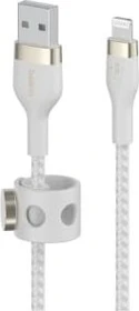 Belkin BoostCharge Pro Flex USB-A/Lightning Kabel 2.0m weiß