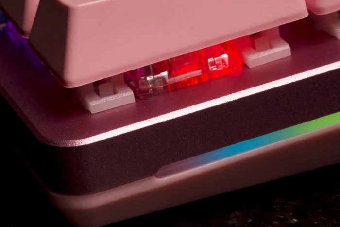 Glorious GMMK 2 Compact, 65%, rosa, LEDs RGB, Glorious Fox Linear, USB, UK
