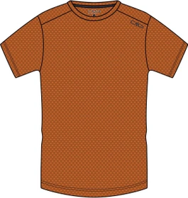 CMP Piquéstrick Funktionsshirt kurzarm orange (Herren)